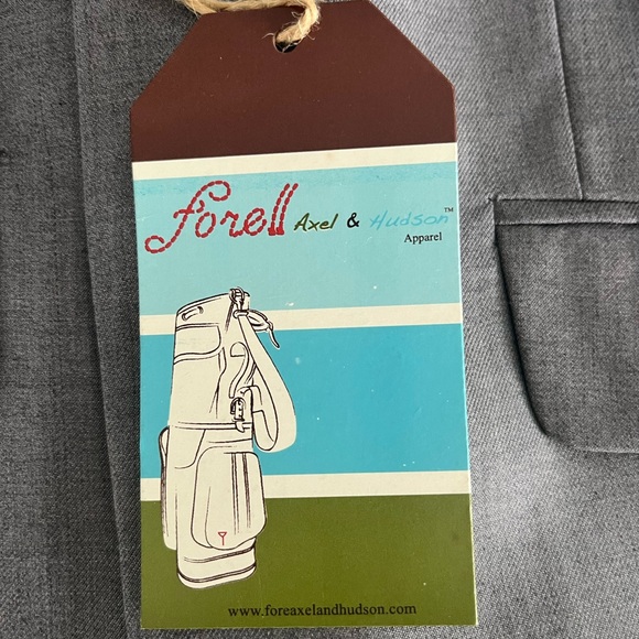Fore!! Axel & Hudson Grey Heather Suit Size 10 NWT - Picture 4 of 6